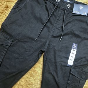 Cotton joggers M1 - Black