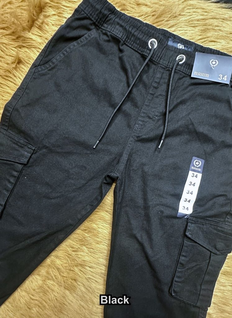 Cotton joggers M1 - Black