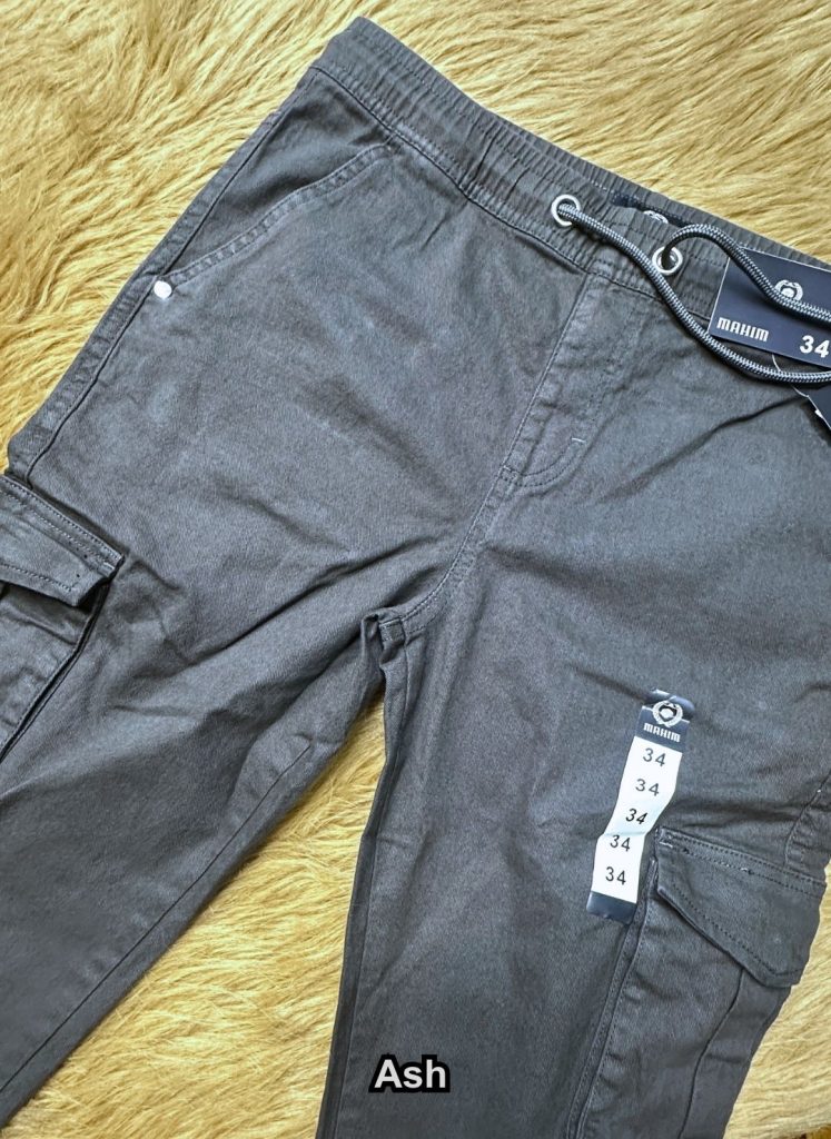 Cotton joggers M1 - Ash/Gray