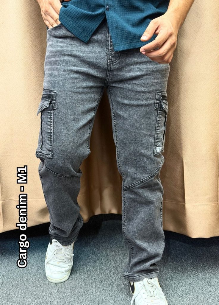 Cargo denim - M1 (Ash)